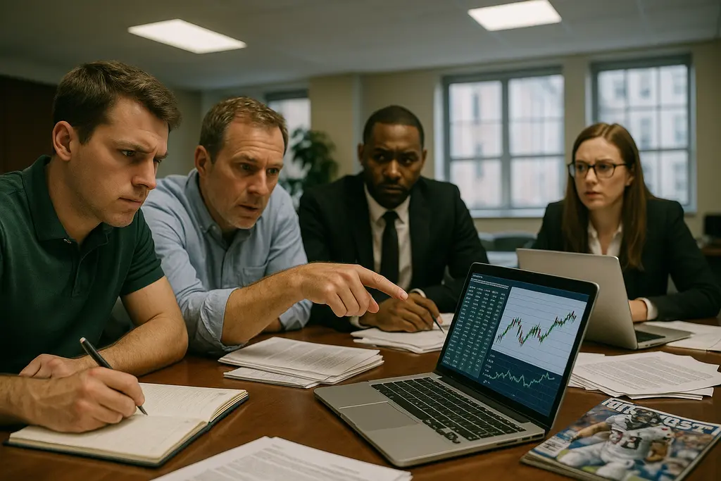 Kalshi Legal Battle shown through a courtroom and sports market data concept