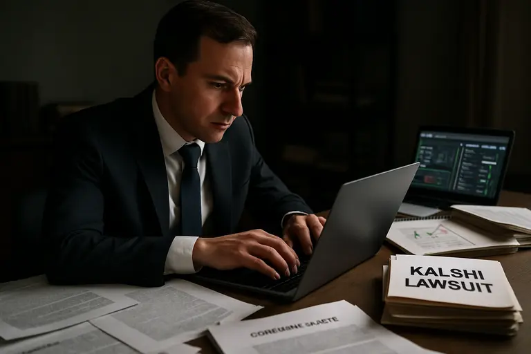 Legal documents beside a mobile betting screen and responsible gambling notes