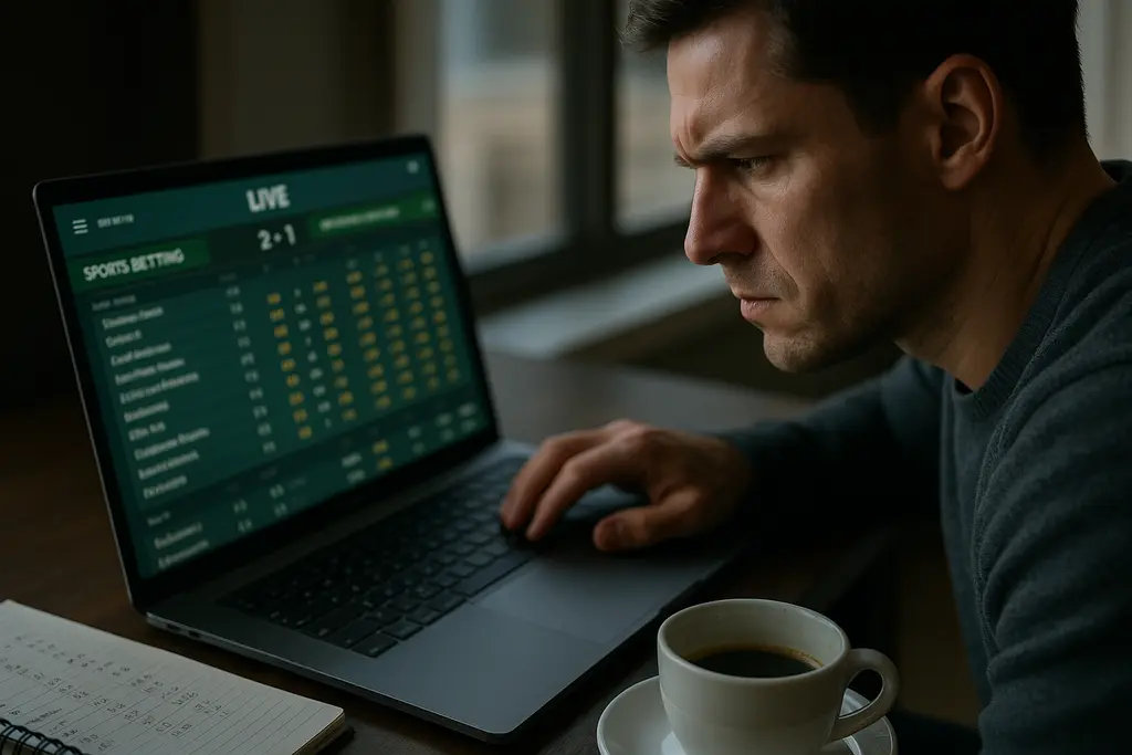 match-fixing models shown through a bettor reviewing live market charts