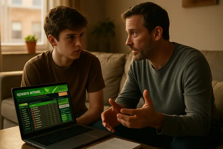 Person comparing betting notes and market prices at a desk