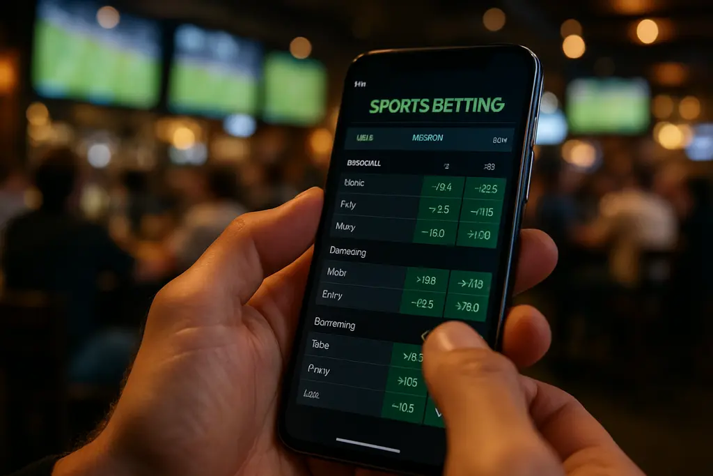 Odds Variation shown through sportsbook prices on a mobile betting screen