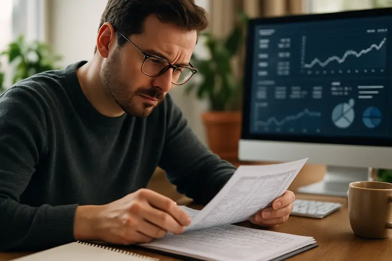 Person reviewing betting rules and responsible gaming information
