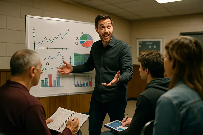Map-style view of four U.S. state betting markets on a desk