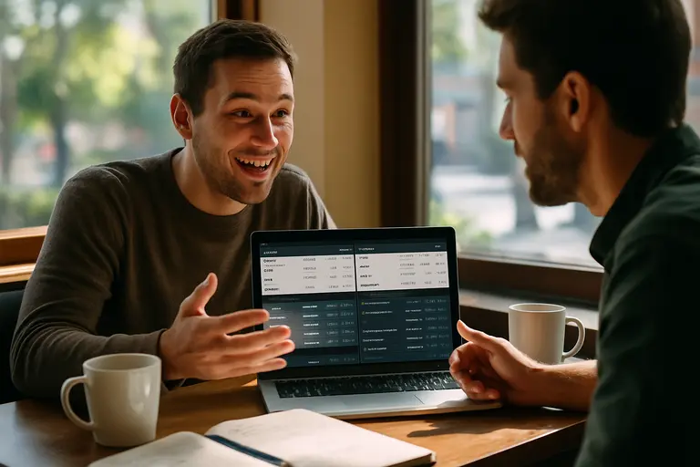 Sportsbook app and market chart shown on separate devices